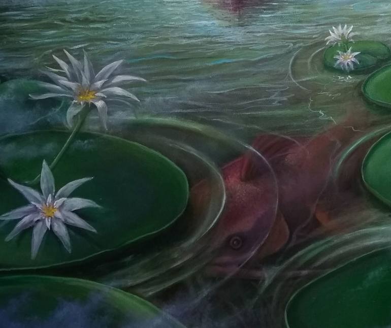 Original Figurative Boat Painting by Xanx Alv