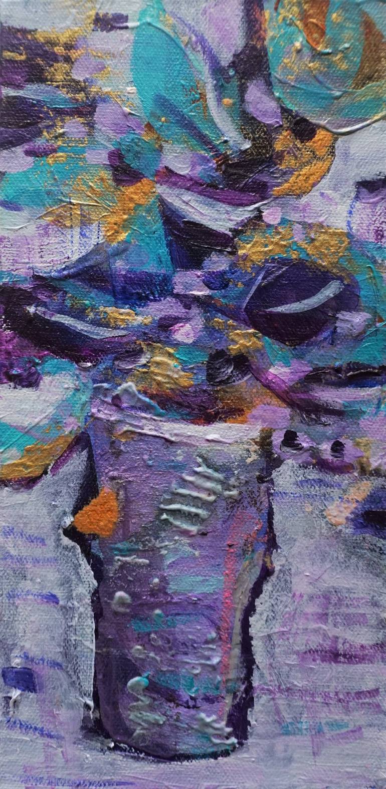 Just for you #6: Violet Serenade Painting by Kyungsoo Lee