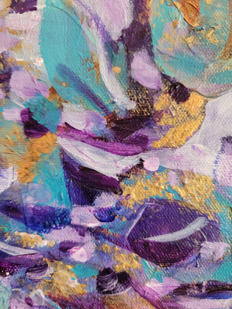Just for you #6: Violet Serenade Painting by Kyungsoo Lee