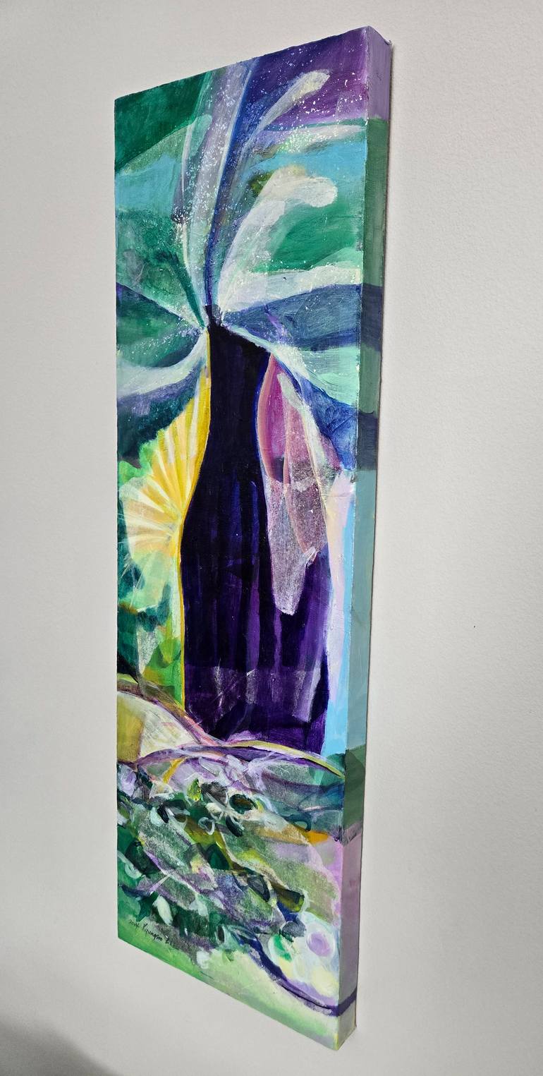 Original Abstract Expressionism Nature Painting by Kyungsoo Lee