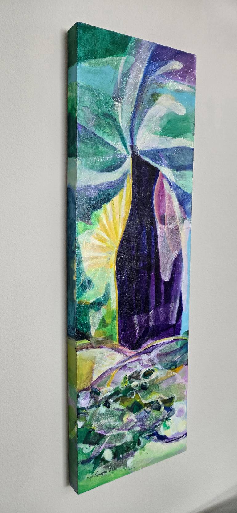 Original Abstract Expressionism Nature Painting by Kyungsoo Lee