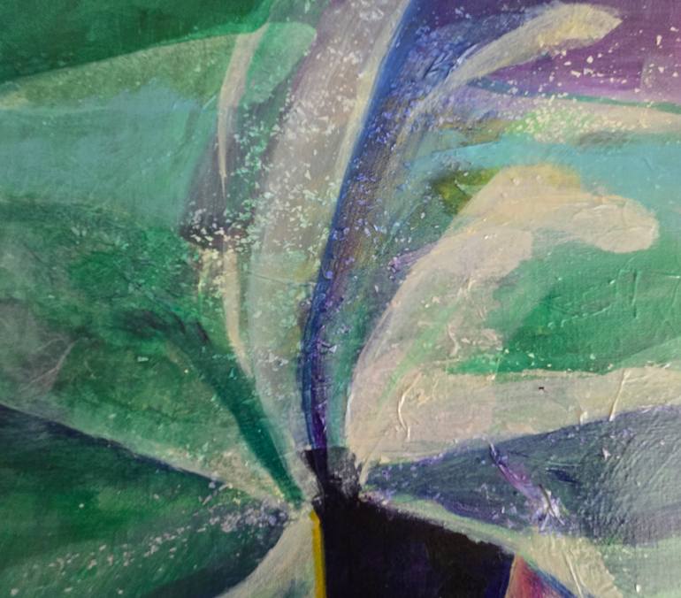 Original Abstract Expressionism Nature Painting by Kyungsoo Lee