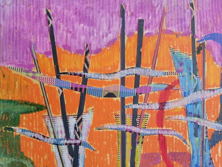 Original Abstract Expressionism Abstract Mixed Media by Kyungsoo Lee