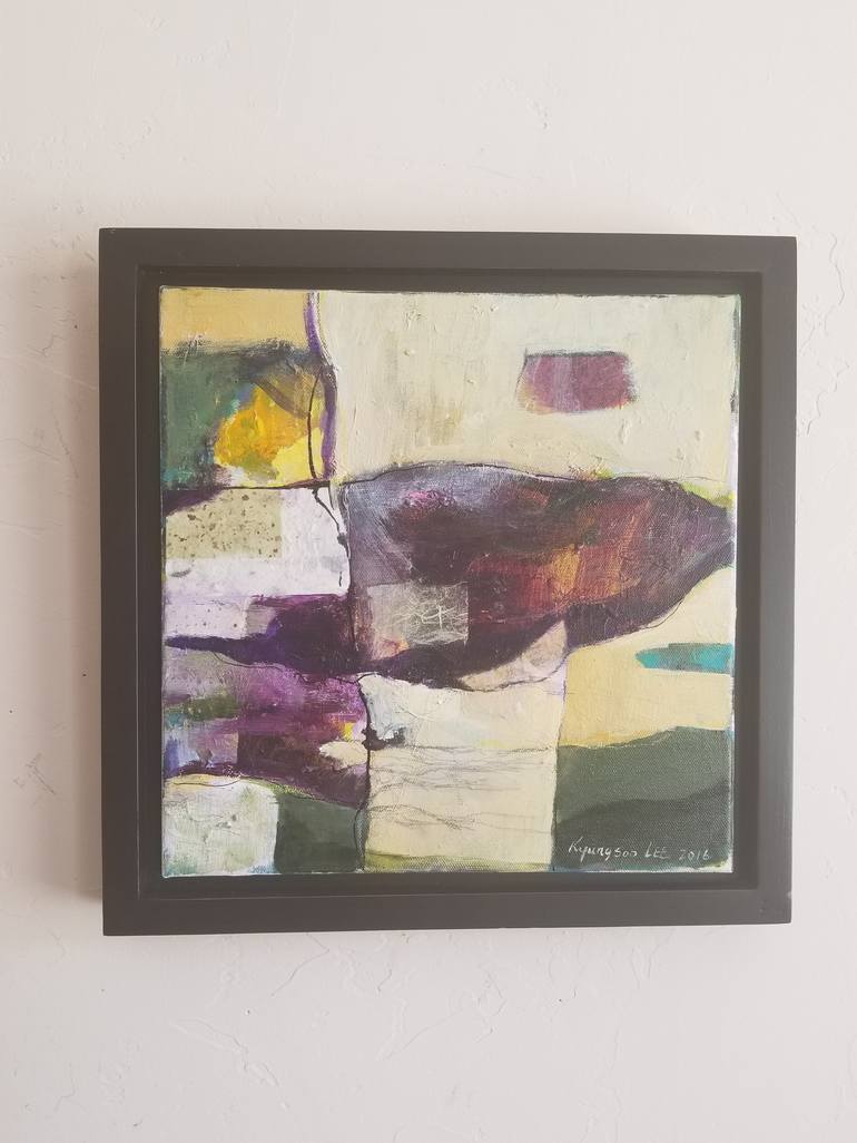 Original Fine Art Abstract Painting by Kyungsoo Lee