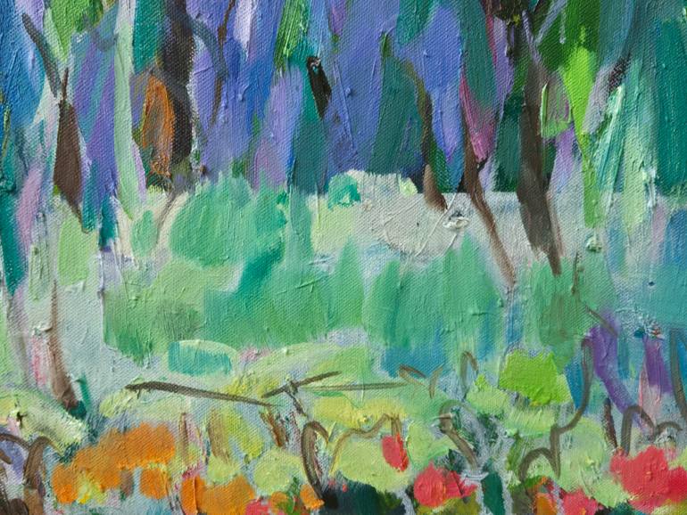 Original Abstract Expressionism Nature Painting by Kyungsoo Lee