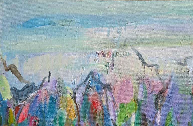 Original Abstract Expressionism Nature Painting by Kyungsoo Lee