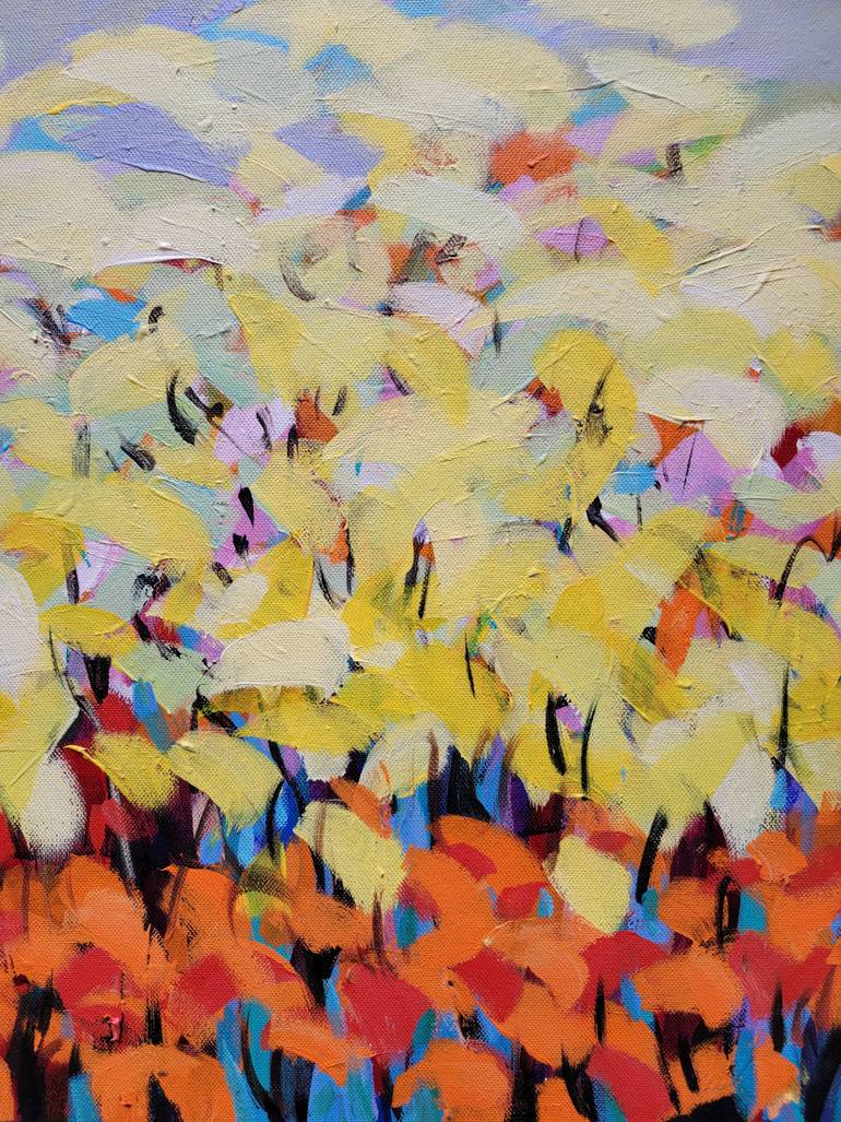 Original Abstract Expressionism Nature Painting by Kyungsoo Lee