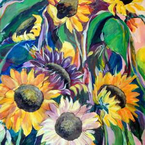 Collection Sunflower painting