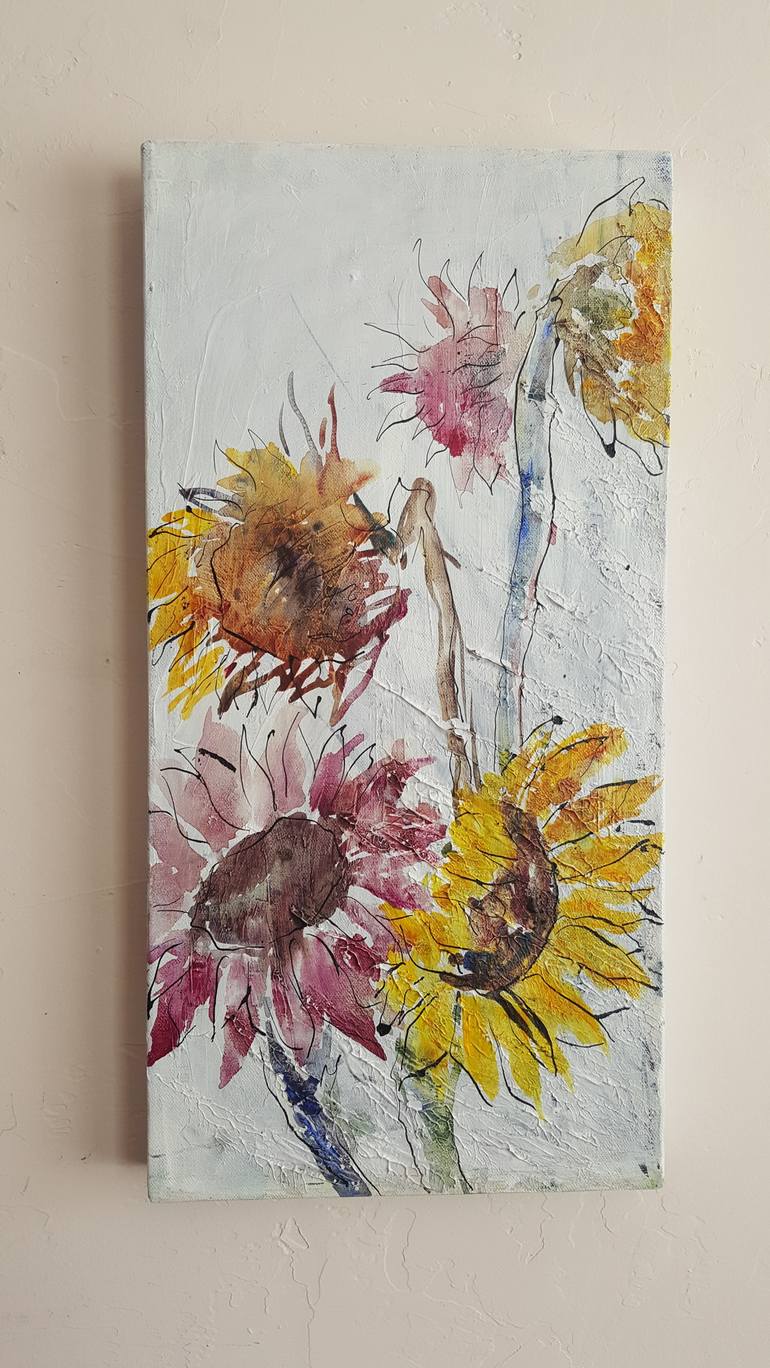 Original Fine Art Floral Painting by Kyungsoo Lee