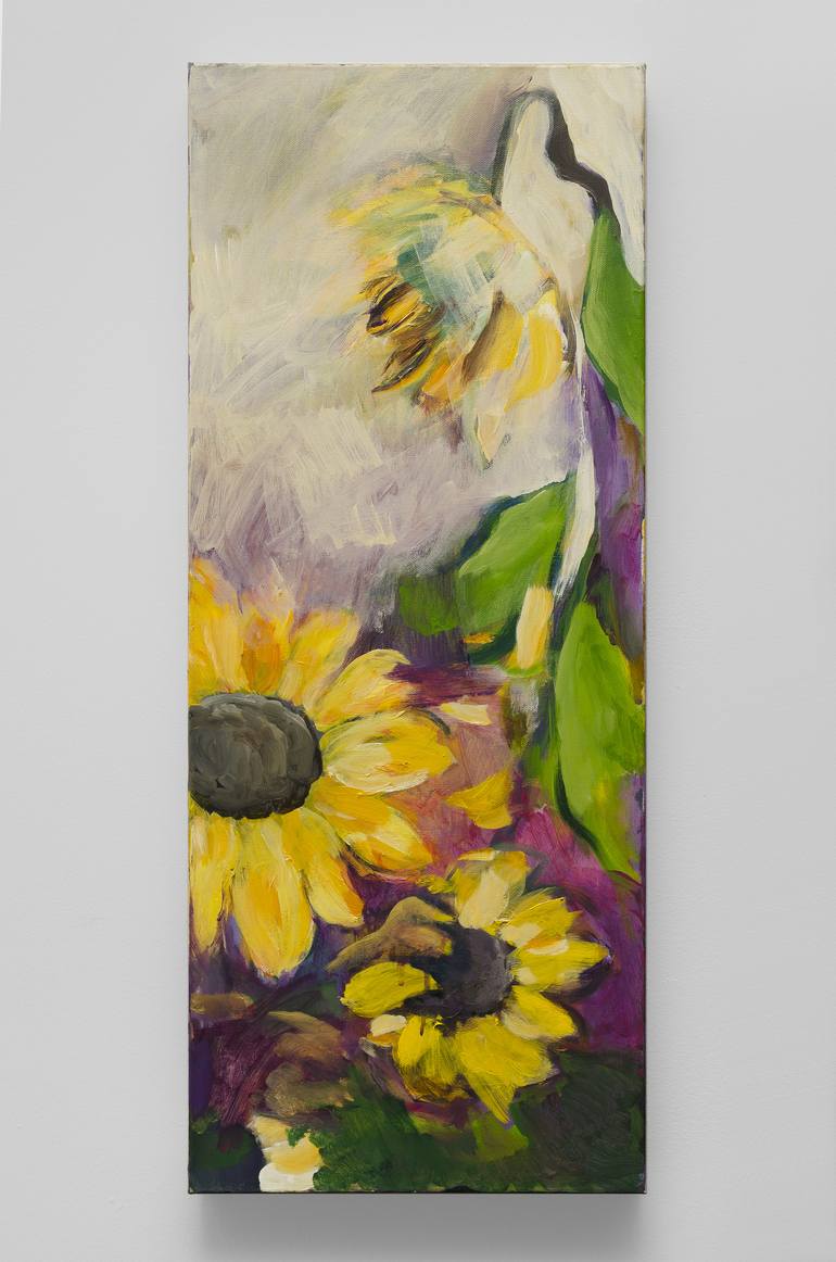 Original Abstract Floral Painting by Kyungsoo Lee