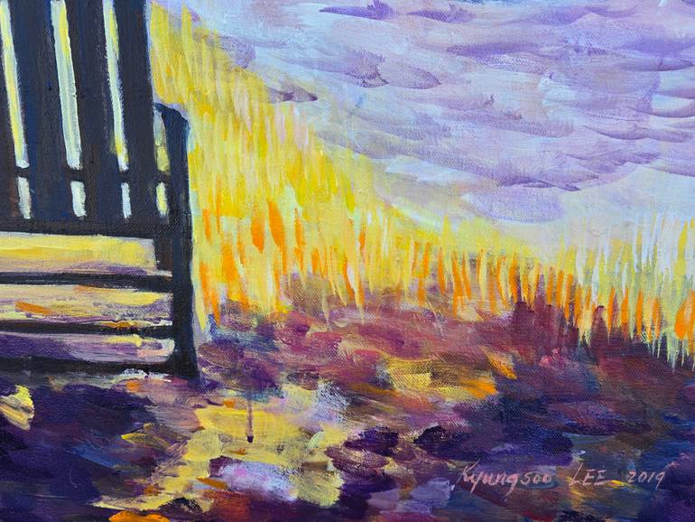 Original Abstract Travel Painting by Kyungsoo Lee