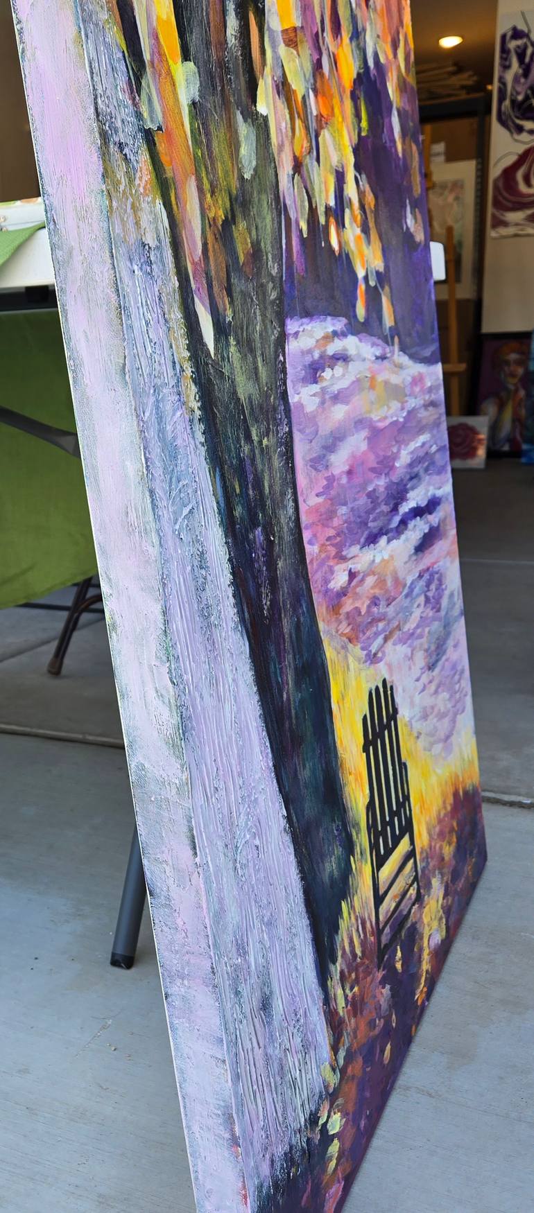 Original Abstract Travel Painting by Kyungsoo Lee