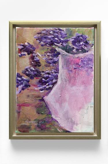 Original Abstract Expressionism Floral Paintings by Kyungsoo Lee