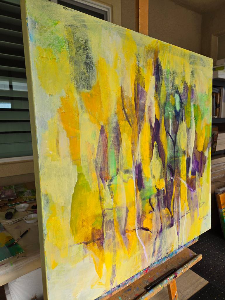 Original Abstract Expressionism Abstract Painting by Kyungsoo Lee