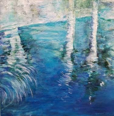 Print of Water Paintings by Kyungsoo Lee
