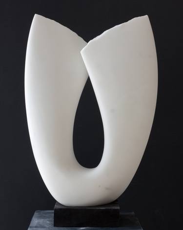 Original Minimalism Floral Sculpture by Klaus W Rieck