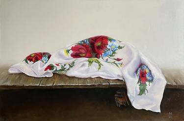 Print of Realism Women Paintings by Margarita Ado