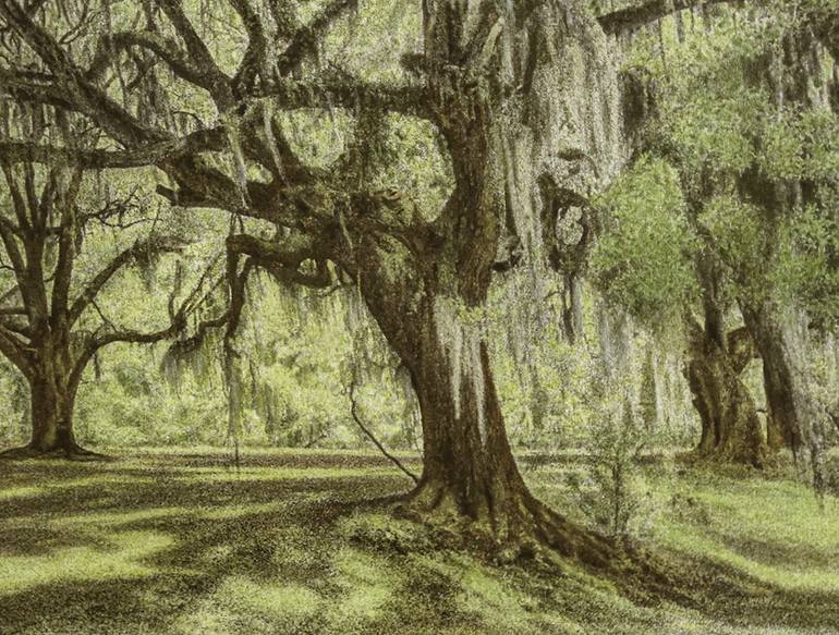 Original Impressionism Landscape Mixed Media by William Guion