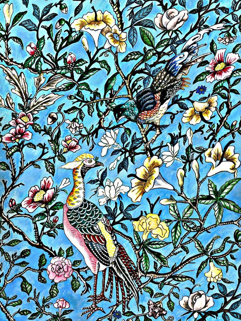 Chinoiserie Painting by Lucy Jamieson Saatchi Art