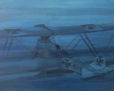 Print of Figurative Airplane Paintings by Comes Artist