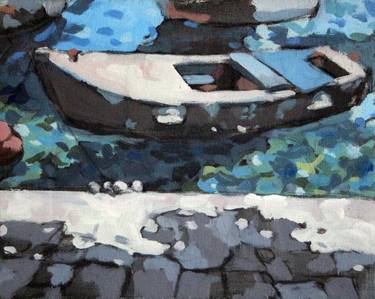 Print of Figurative Boat Paintings by Comes Artist