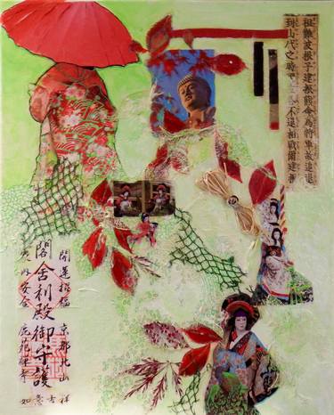 Print of Abstract World Culture Collage by Myra Evans