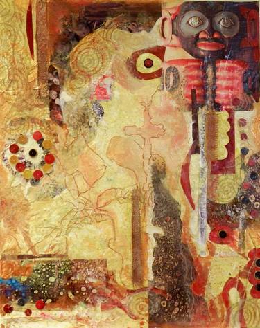 Print of Abstract World Culture Collage by Myra Evans