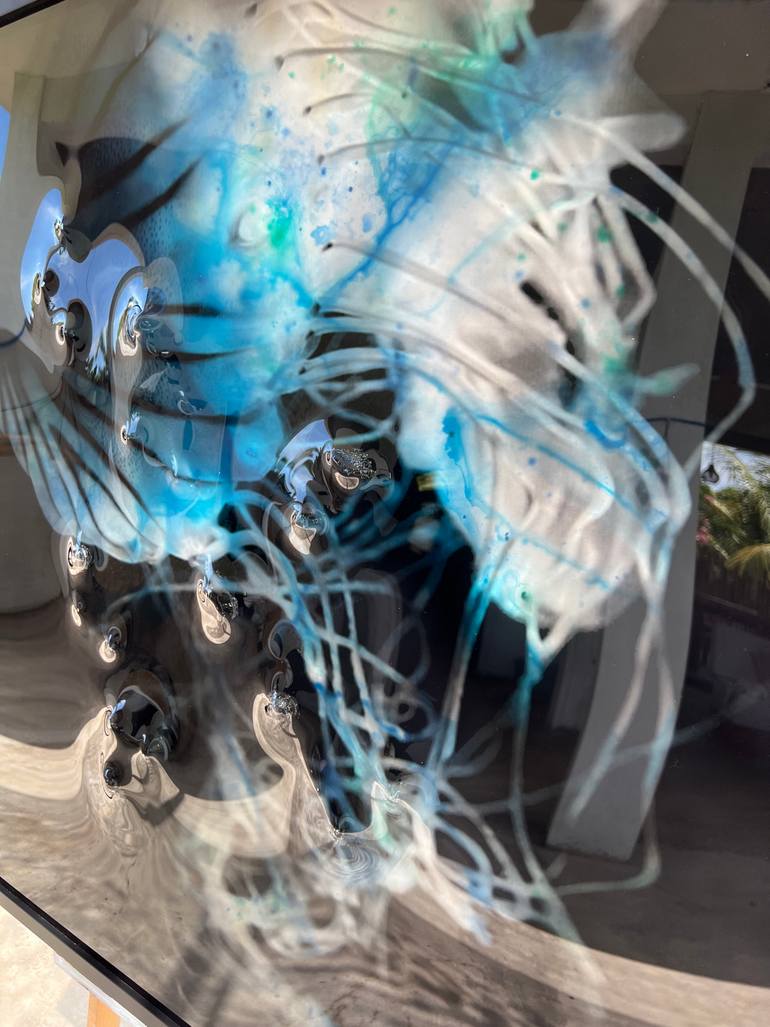 Original Abstract Expressionism Animal Painting by Alessio Ceruti