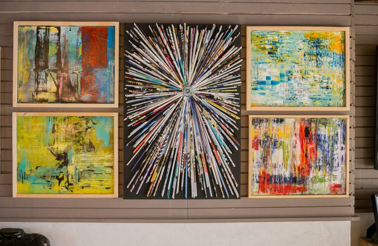 Original Abstract Installation by Dee Dee Oliver