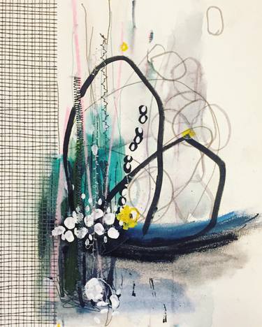 Original Abstract Collage by Dee Dee Oliver