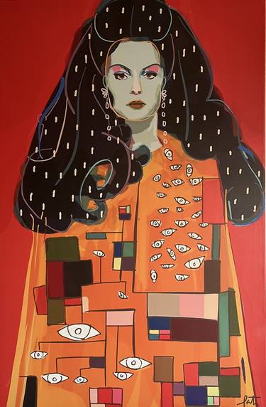 Original Conceptual Women Mixed Media by SANTIAGO ESTEBAN GLEZ