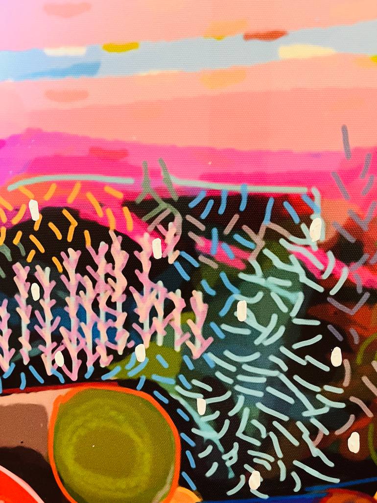 Original Contemporary Landscape Mixed Media by Santiago Esteban Glez