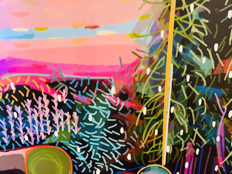 Original Contemporary Landscape Mixed Media by Santiago Esteban Glez