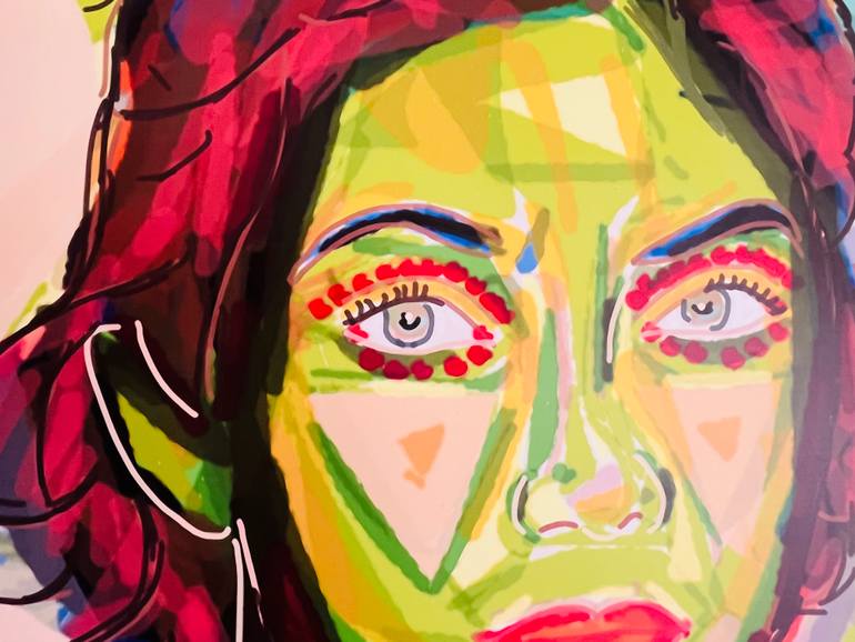 Original Abstract Expressionism Women Mixed Media by Santiago Esteban Glez