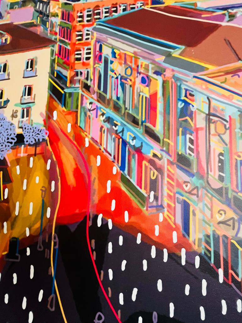 Original Contemporary Cities Mixed Media by Santiago Esteban Glez