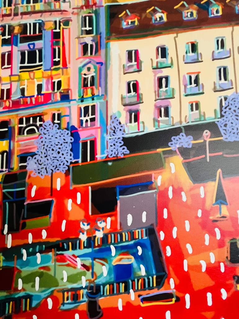 Original Contemporary Cities Mixed Media by Santiago Esteban Glez