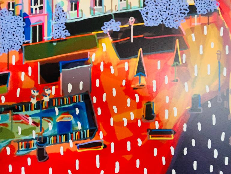 Original Contemporary Cities Mixed Media by Santiago Esteban Glez