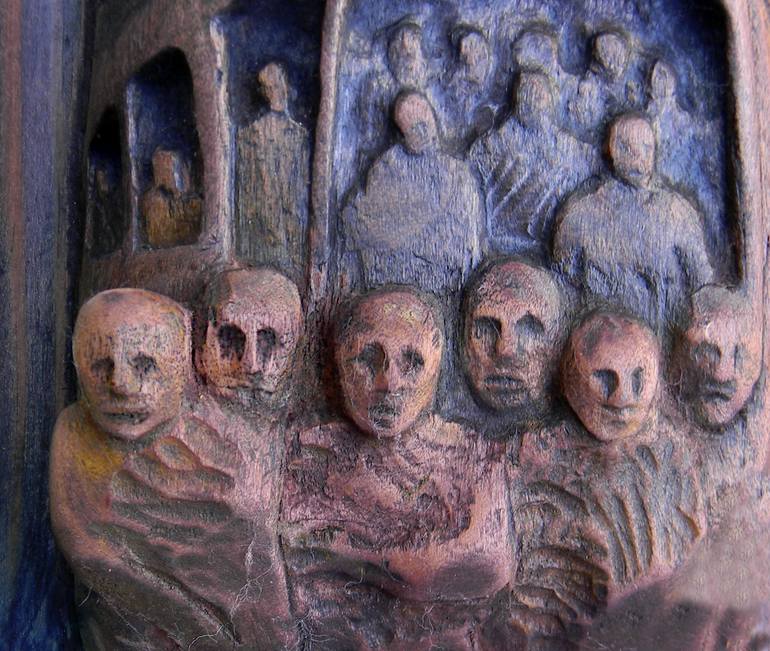 Original Figurative Cities Sculpture by marco caamaño