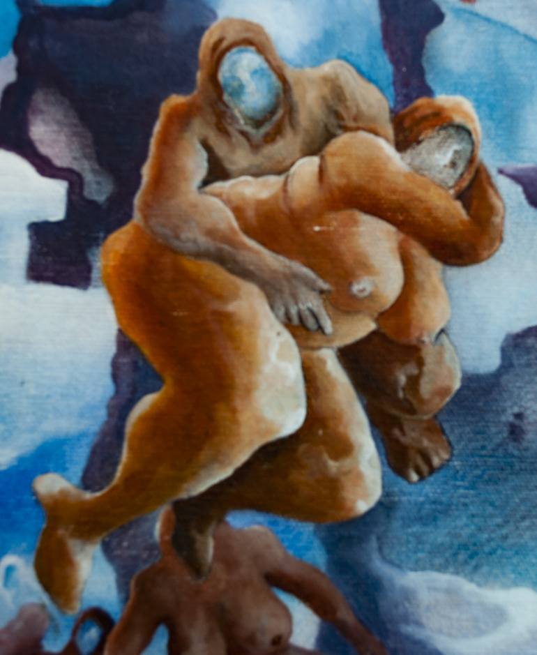 Original Conceptual Erotic Painting by marco caamaño