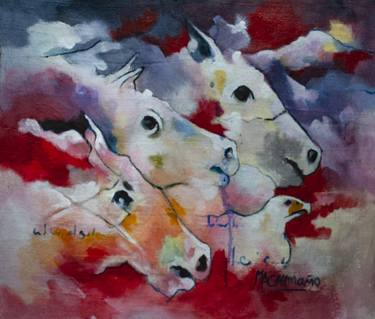 Print of Figurative Animal Paintings by marco caamaño