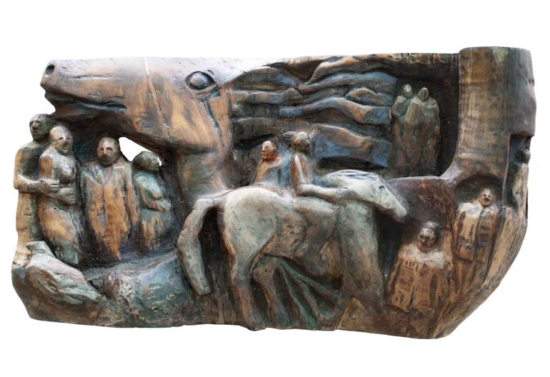 Original Figurative Horse Sculpture by marco caamaño