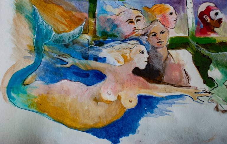Original Conceptual Landscape Painting by Marco Caamano