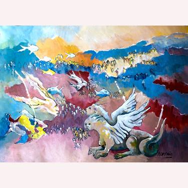 Original Fantasy Paintings by marco caamaño