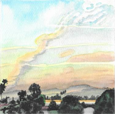 Sunset In Watercolor # 9 thumb