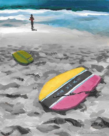 Original Fine Art Beach Paintings by Lisa Schulaner