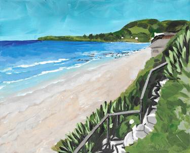 Original Fine Art Beach Paintings by Lisa Schulaner