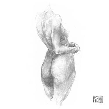 Print of Figurative Nude Drawings by Gerrit Handl