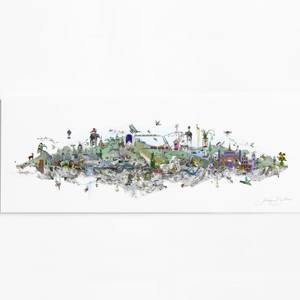 FLOATING ISLAND - SÚRREALÍSKT - ART PRINT