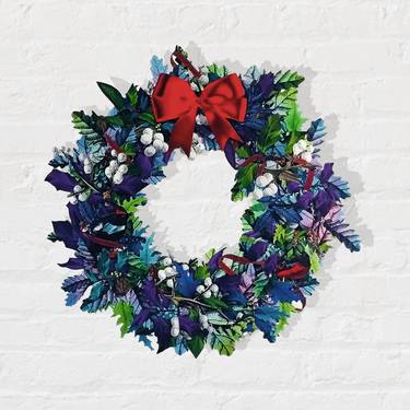 Christmas Wreath 2019 - Colourful Christmas - Limited Edition of 25 thumb