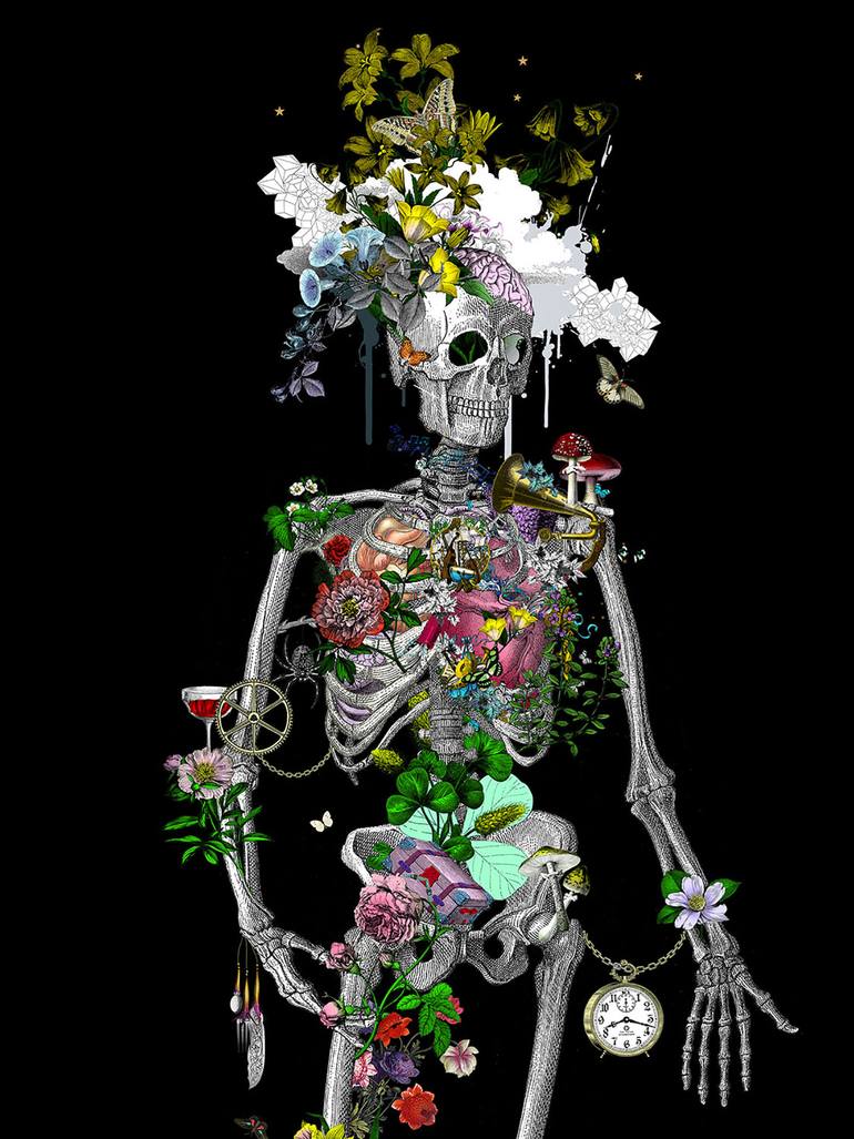 Original Figurative Fantasy Printmaking by Kristjana S Williams